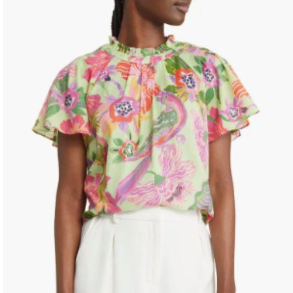 Banjanan Joyful Top in Punky Parrot - Picture 2 of 4